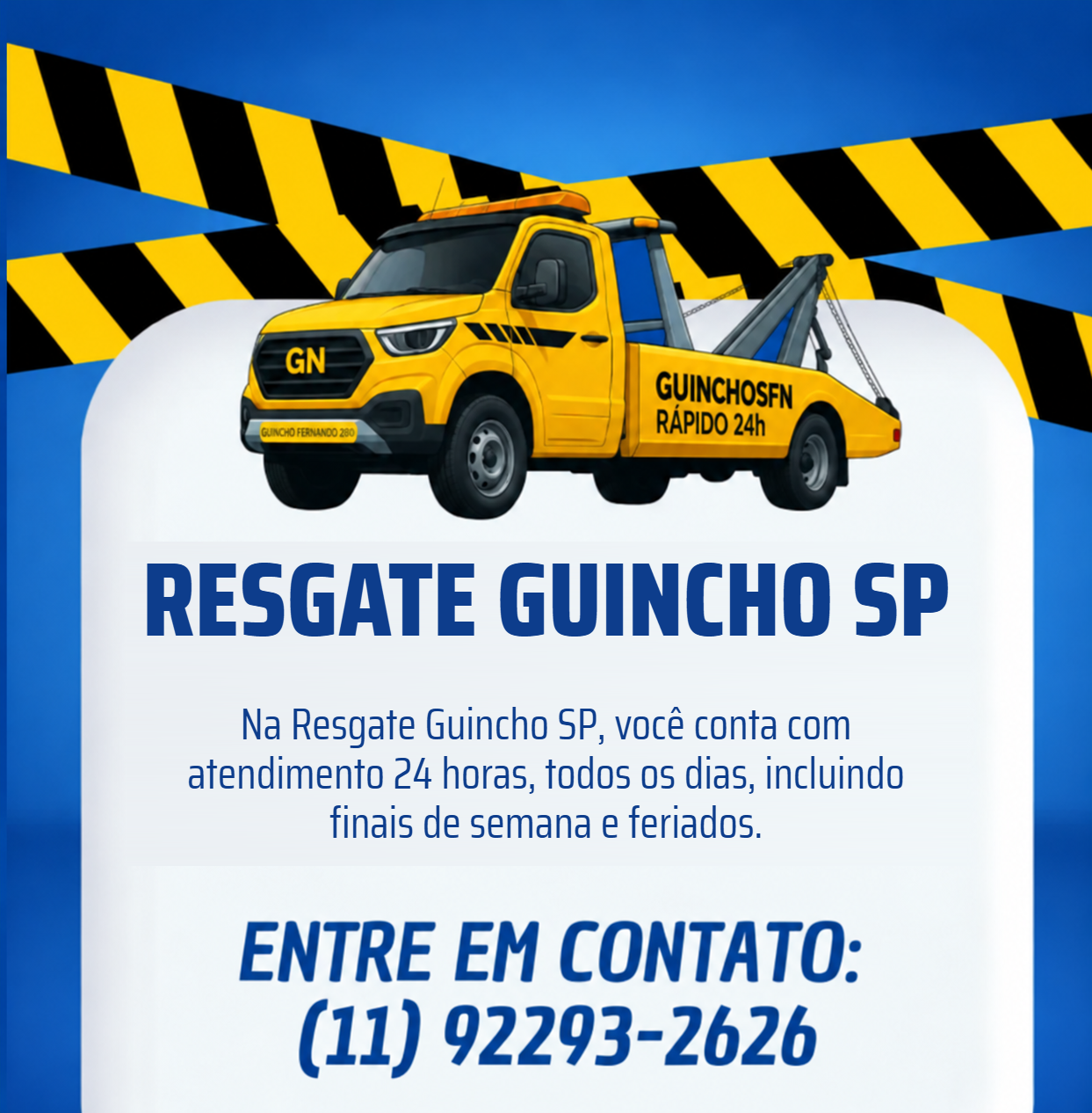 Resgate Guincho SP, guincho 24 horas na Zona Leste de São Paulo